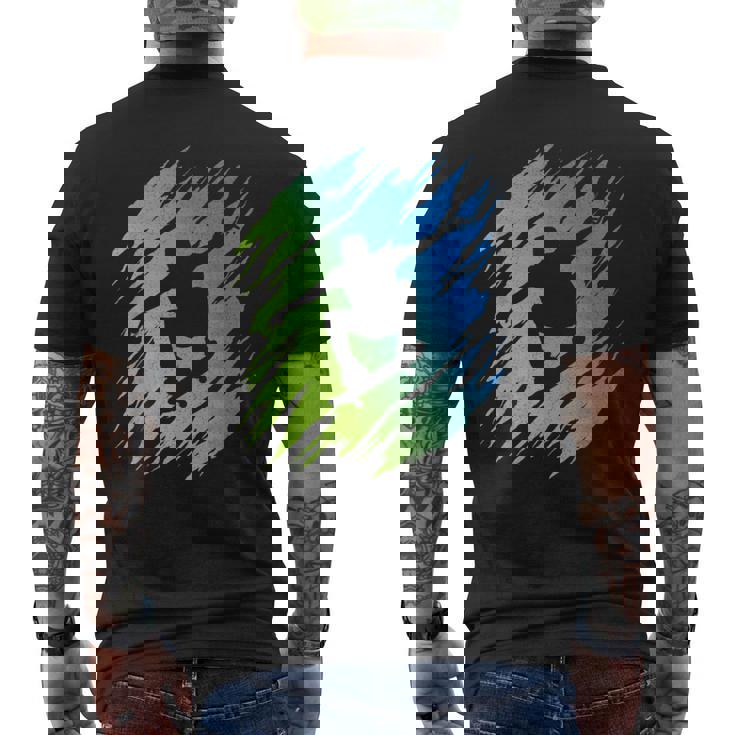 Skating Skateboarder Skater Children's Skateboard Men's T-shirt Back Print