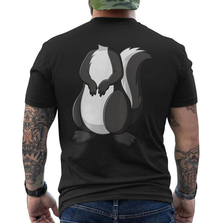 Skunk Skunk Costume Men's T-shirt Back Print
