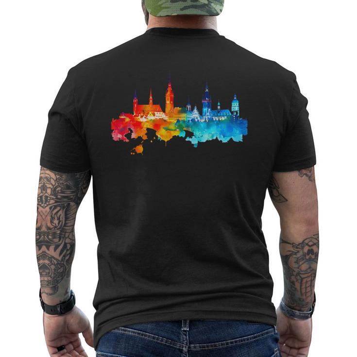 Skyline Nuremberg T-Shirt mit Rückendruck