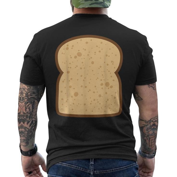 Sliced Bread Toast Matching Shirts Diy Halloween Costume Mens Back Print T-shirt