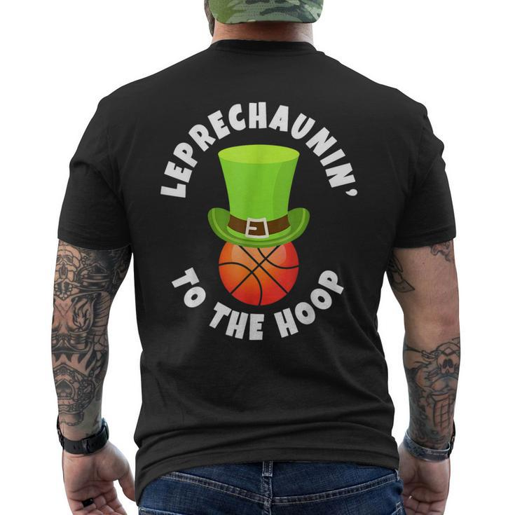 Small Forwards Leprechaunin To The Hoop Men's T-shirt Back Print