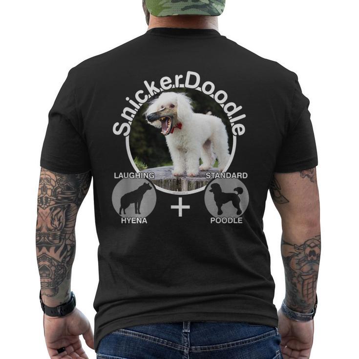 Snickerdoodle Dog Laughing Hyena And Poodle Mix Men's T-shirt Back Print