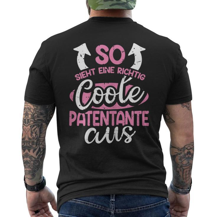 With So Ssieht Eine Richtig Coole Patentante Aus Süßn T-Shirt mit Rückendruck
