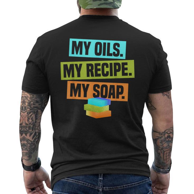 My Soap Handmade Craft Fair Soap Making Men's T-shirt Back Print