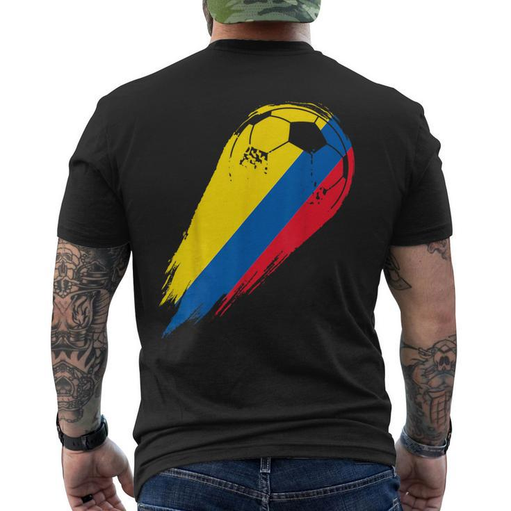 Soccer Player Of Pride Colombia Men's T-shirt Back Print