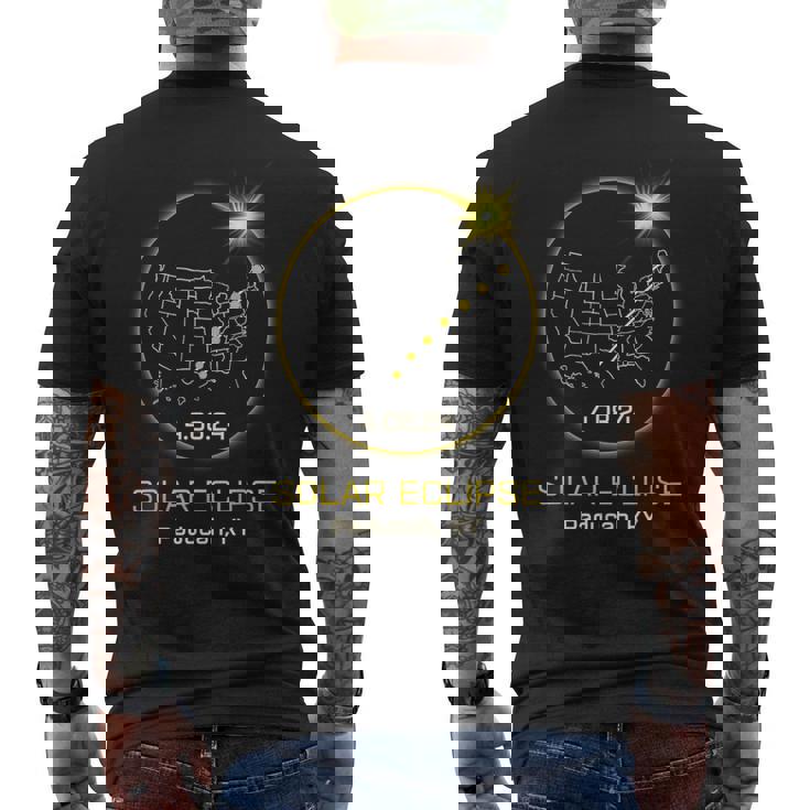 Solar Eclipse 2024 Paducah Ky Kentucky Totality Eclipse Men's T-shirt Back Print