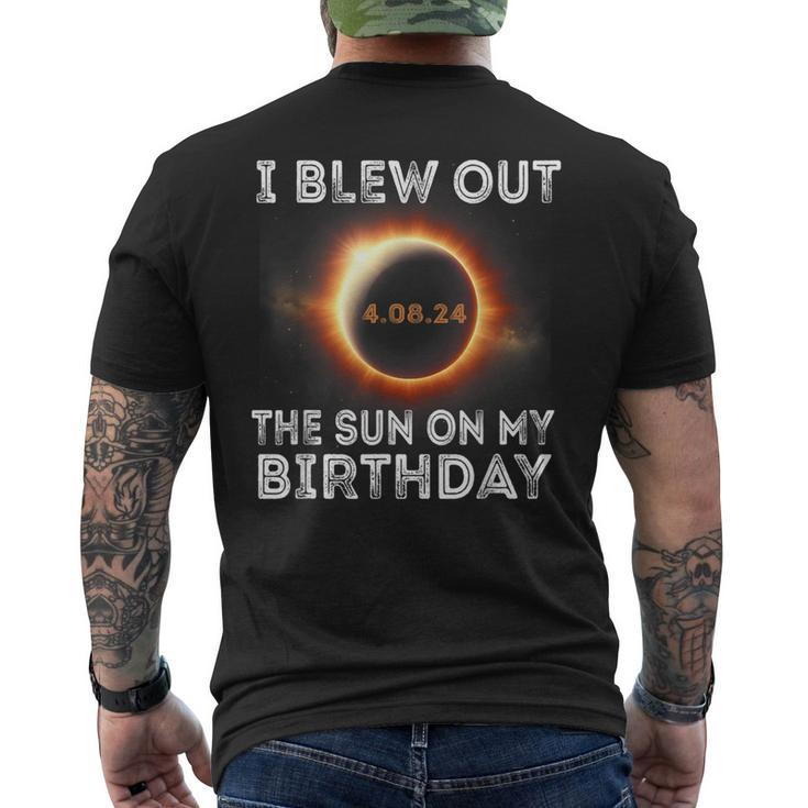Solar Eclipse Birthday I Blew Out The Sun On My Birthday Men's T-shirt Back Print