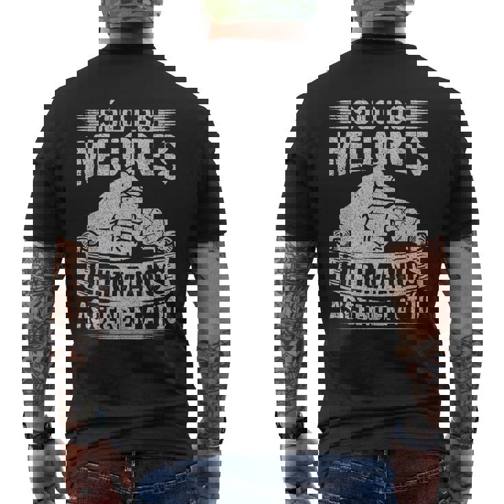 Sólo Los Mejores Hermanos Ascienden A Tío Camiseta Hombre Estampado Espalda