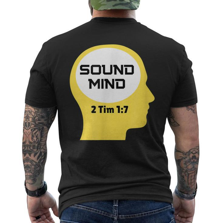 Sound Mind Men's T-shirt Back Print