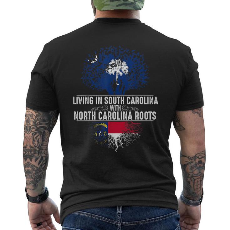 South Carolina Home North Carolina Roots State Men's T-shirt Back Print