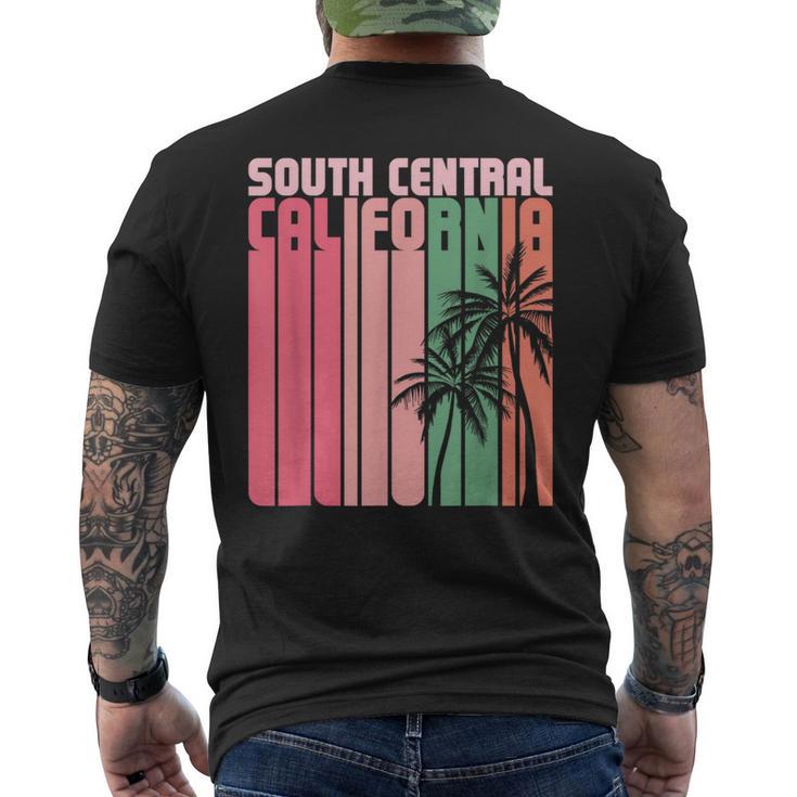 South Central Los Angeles Street La Slauson Crenshaw 323 La Men's T-shirt Back Print