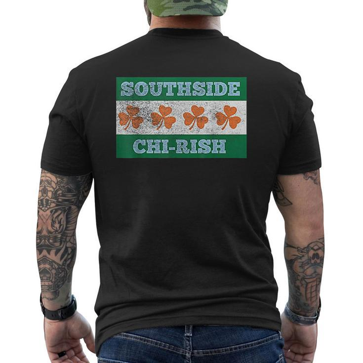 Southside Chi Rish Chicago Irish St Patricks Day Party Mens Back Print T-shirt