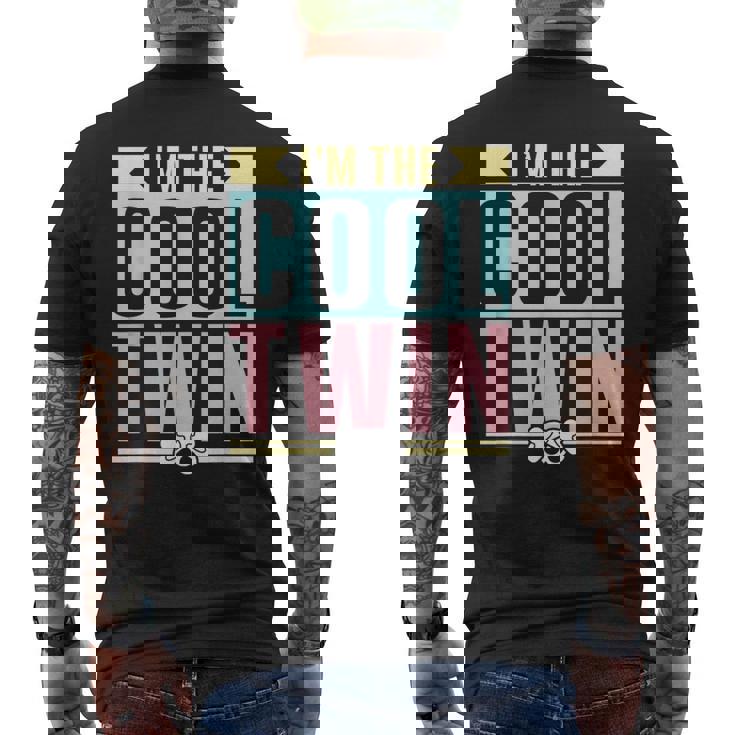 Soy El Gemelo Genial Chicas Gemelos Chicos Humor Twin Camiseta Hombre Estampado Espalda