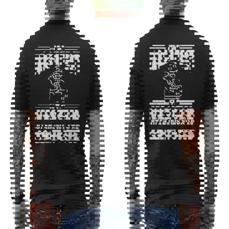 Soy Un Arquitecto No Un Mago Arquitectura Camiseta Hombre Estampado Espalda