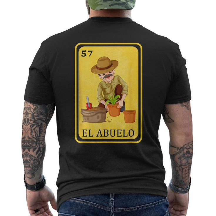 Spanish-Mexican Bingo El Abuelo Men's T-shirt Back Print
