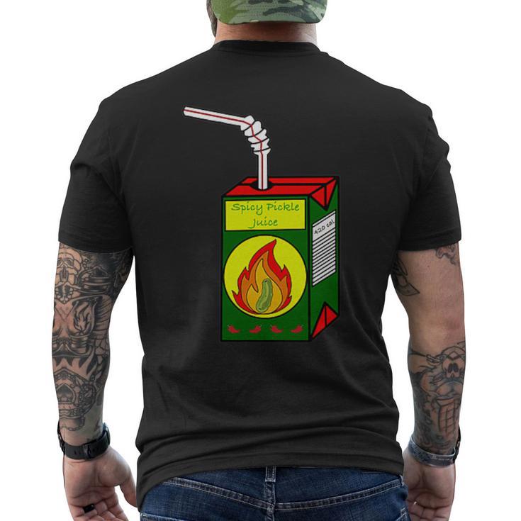 Spicy Pickle Juice Box Men's T-shirt Back Print