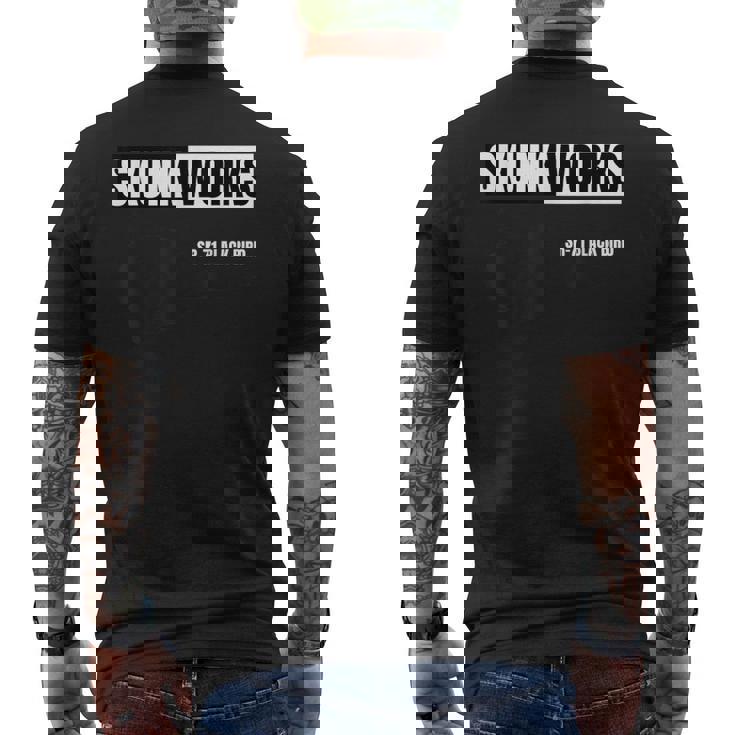 Sr-71 Bird Skunk Works Bird Camiseta Hombre Estampado Espalda