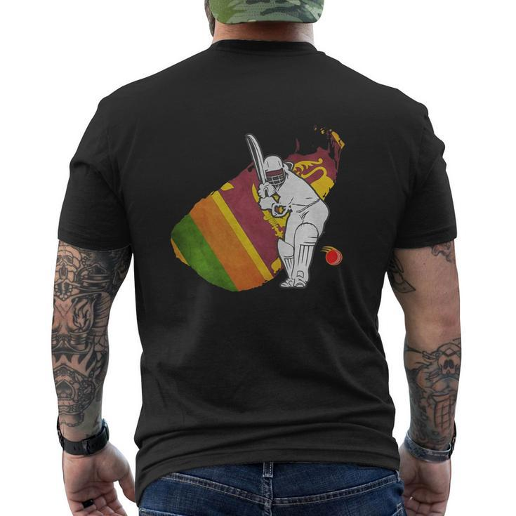Sri Lanka Cricket T Shirt Sri Lanka Cricket Jersey Mens Back Print T-shirt