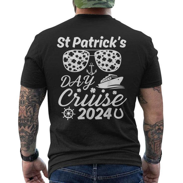 St Patrick's Day Cruise 2024 Family Matching Men's T-shirt Back Print