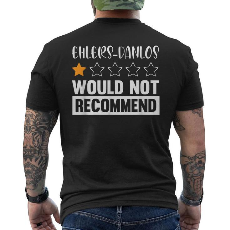 Star Ehlers Danlos Would Not Recommend Graphic Men's T-shirt Back Print