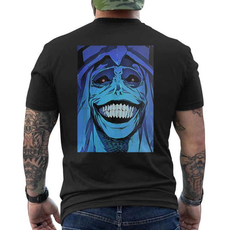 Statue Of God Smiling Menacingly Solo Leveling Men's T-shirt Back Print