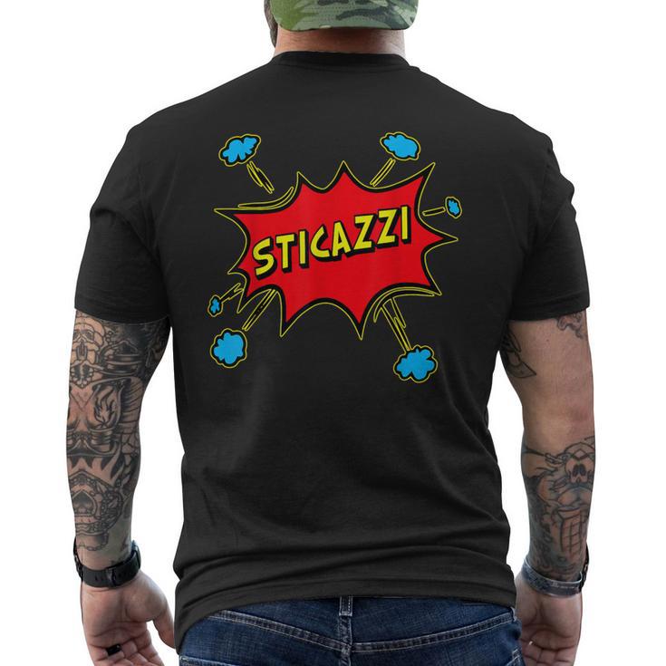 Sticazzi The Solution To Every Problem V2 Men's T-shirt Back Print