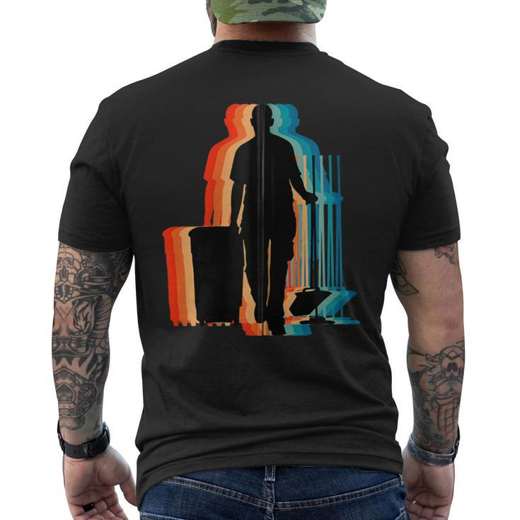 Stolzer Hausmeister Papa Retrointage Hausmeister Papa Kapuzenjacke T-Shirt mit Rückendruck