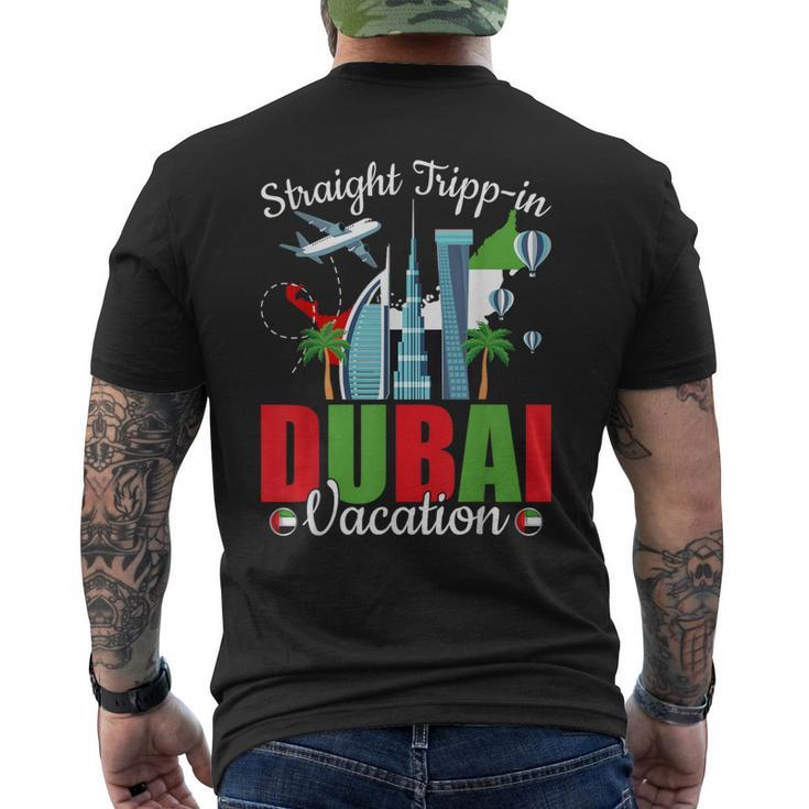 Straight Tripp-In Dubai Group Vacation Matching Crew Men's T-shirt Back Print