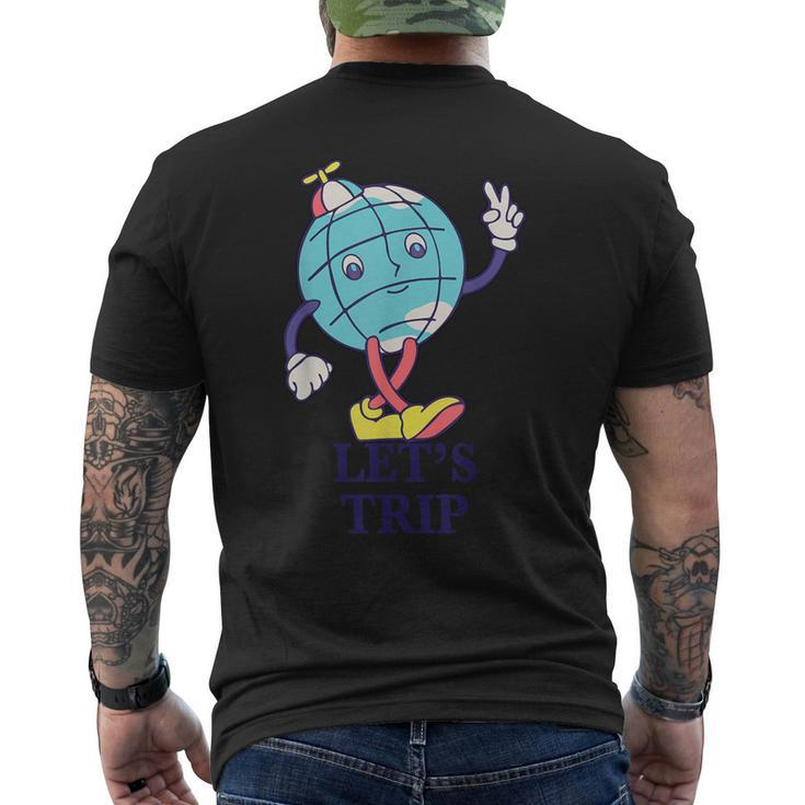 Sturniolo Triplets Let's Trip Classic Girls Trip Vacation Men's T-shirt Back Print