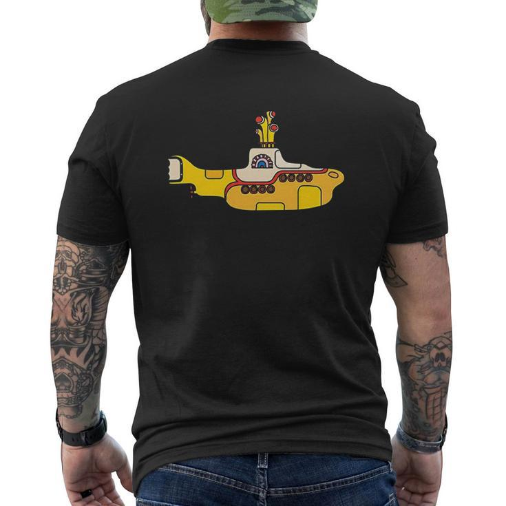 Submarine Art Mens Back Print T-shirt