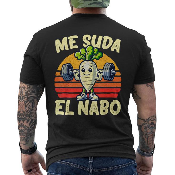 Me Suda El Nabo Amante Del Gym Deporte Humor Hombre Camiseta Hombre Estampado Espalda