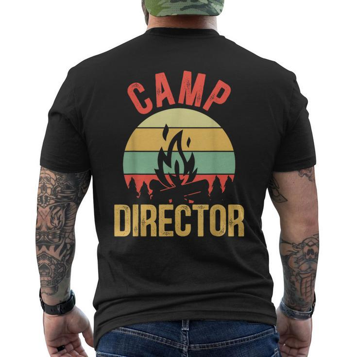 Summer Camp Director Counselor Camper Men's T-shirt Back Print