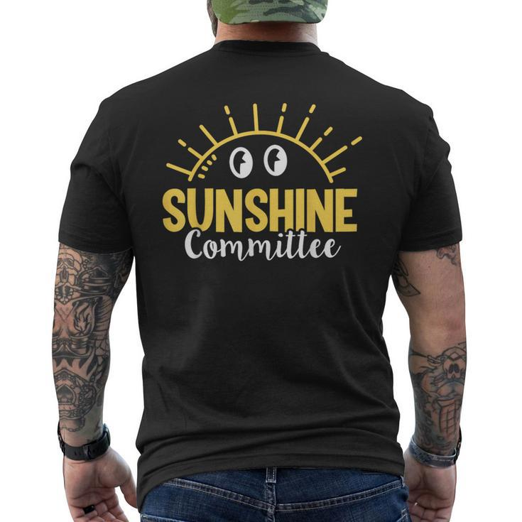 Sunshine Commit Men's T-shirt Back Print