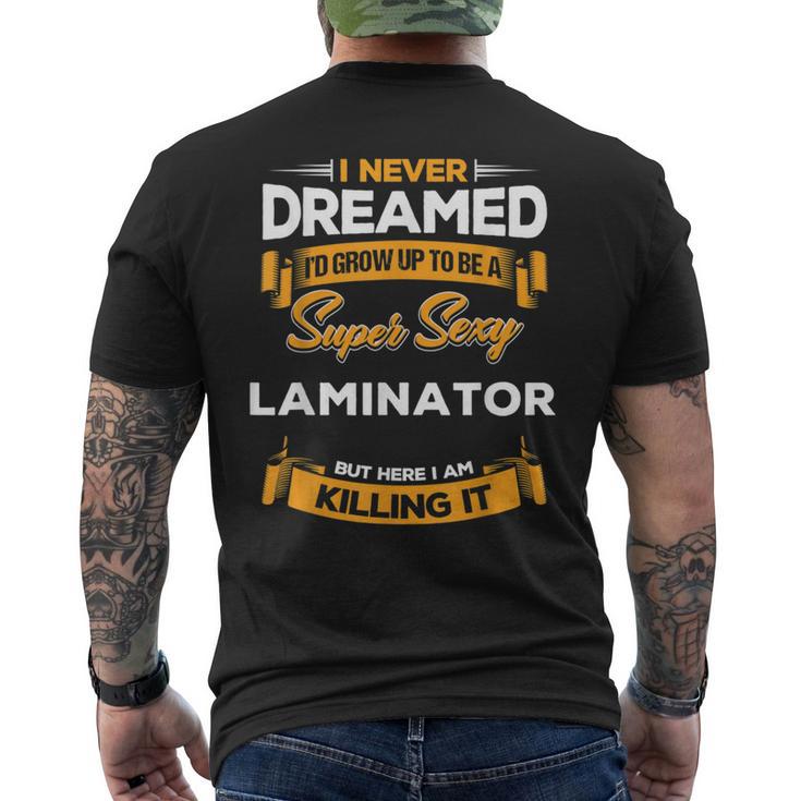 Super Sexy Laminator Men's T-shirt Back Print