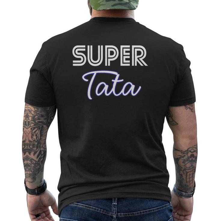 Super Tata Poland Father Apparel Polska Ojciec Polish Dad Mens Back Print T-shirt