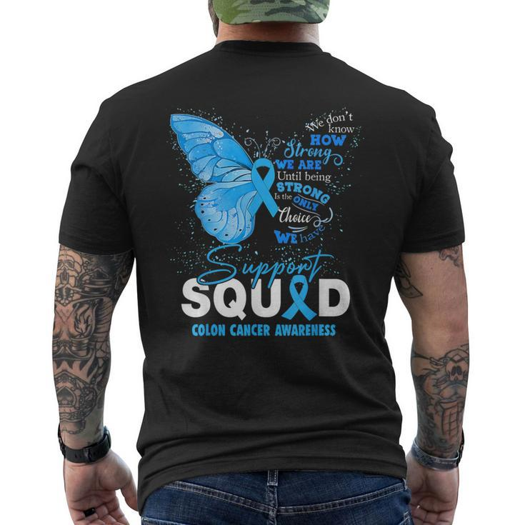 Support Aquad Butterfly Men's T-shirt Back Print