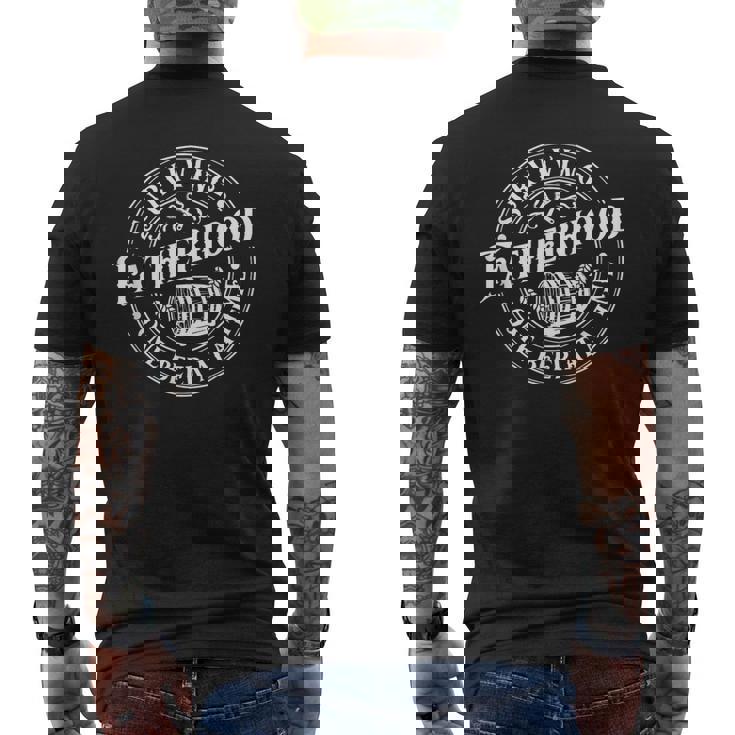 Surviving Fatherhood One Beer At A Time Daddy Father's Day Men's T-shirt Back Print