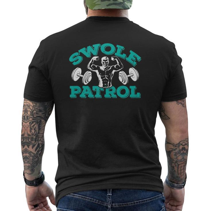 Swole Patrol – Bodybuilding Training & Weight Gain Mens Back Print T-shirt