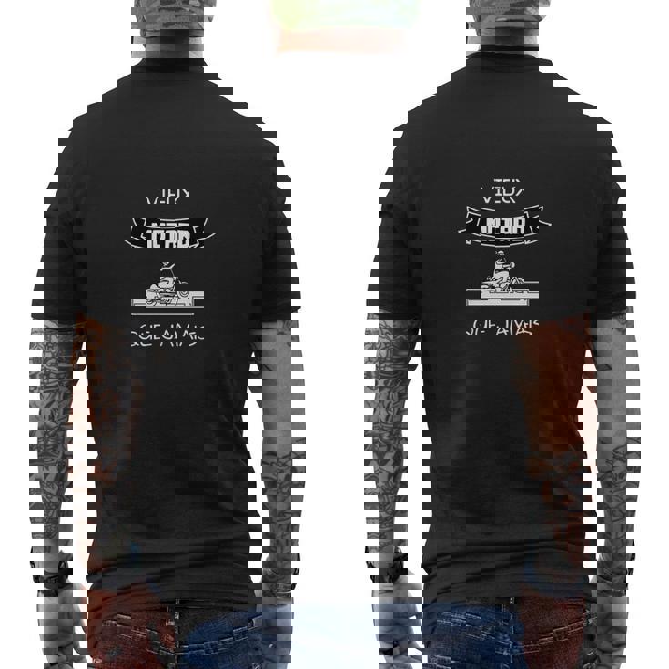 T Shirt Humour Moto Vieux Motard Que Jamais T-shirt imprimé au dos