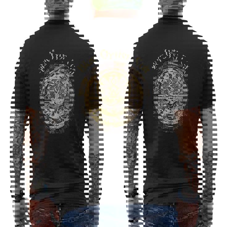 T-shirt imprimé au dos Blue Öyster Cult, Rock Band Emblem Tee