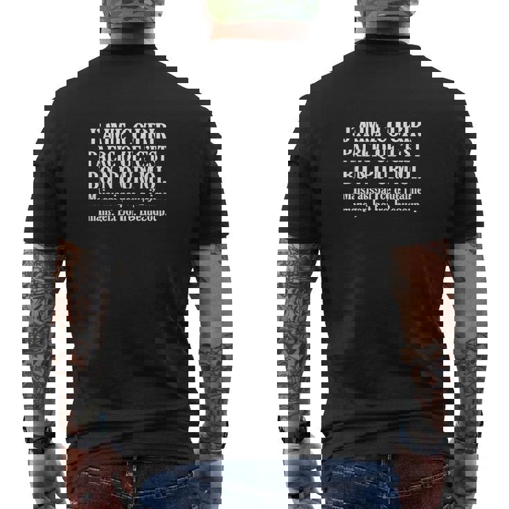 T-shirt imprimé au dos Courir C'est Bon pour Sportifs Passionnés, Style Unique
