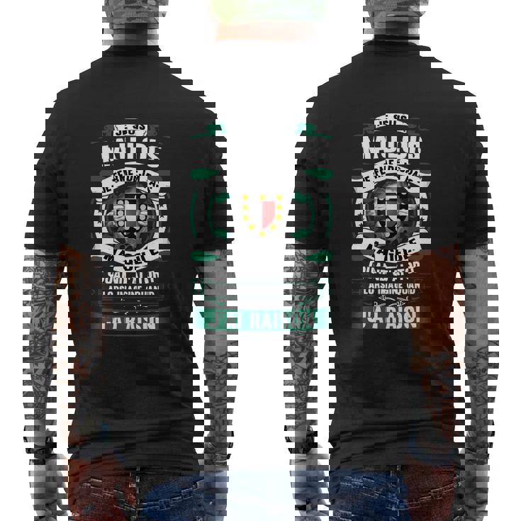 T-shirt imprimé au dos imprimé au dos Maulois Fier: Je Ferme Pas Ma Gueule, Héraldique