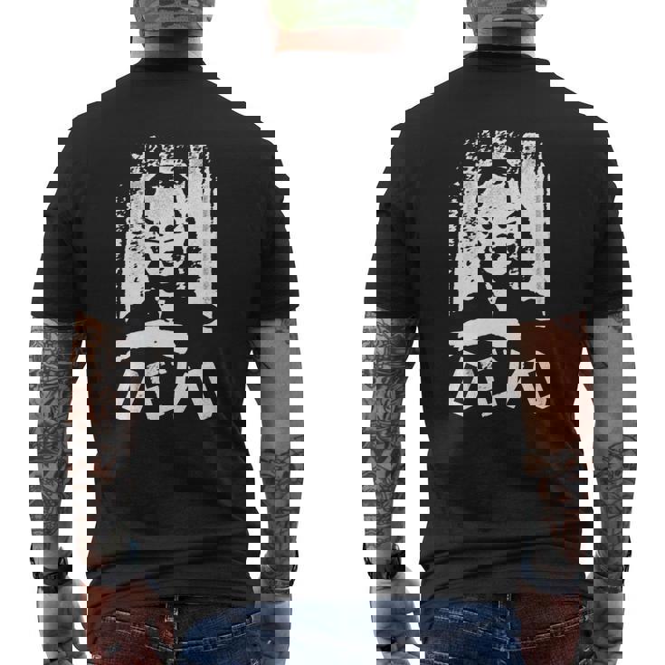 T-shirt imprimé au dos imprimé au dos Noir DEVO, Style New Wave Années 70