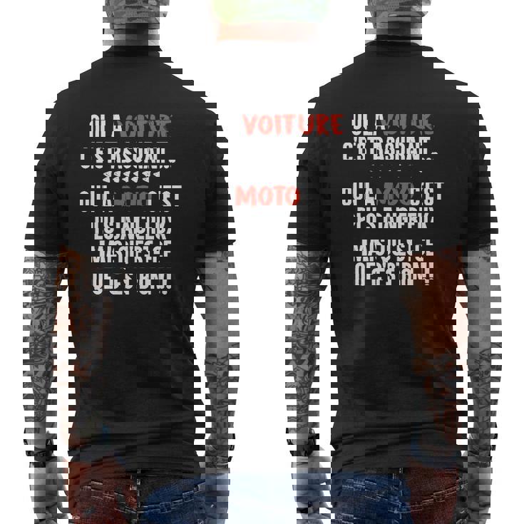 T-shirt imprimé au dos La Moto C'est Bon pour Amateurs de Motocyclisme