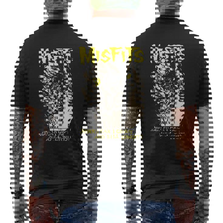 T-shirt imprimé au dos Misfits Mommy, Can I Go Out And Kill Tonight? Design Punk