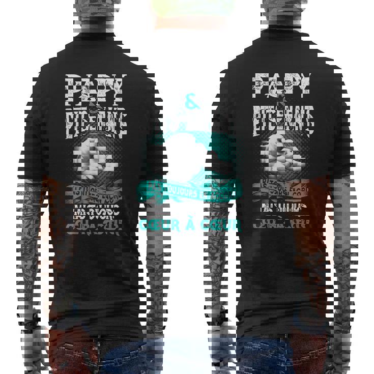 T-shirt imprimé au dos Papy & Petits-Enfants, Famille Heureuse Ensemble