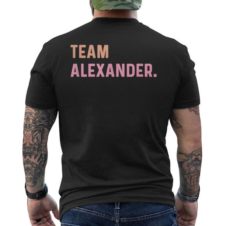 Team Alexander T-Shirt mit Rückendruck