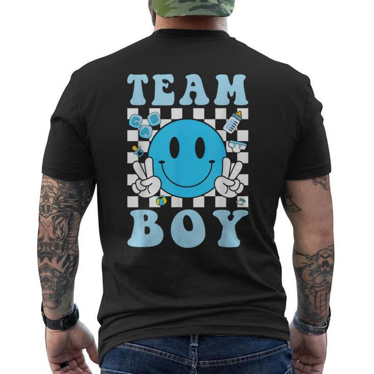 Team Boy Gender Reveal Party Gender Announcement Team Nuts Men's T-shirt Back Print
