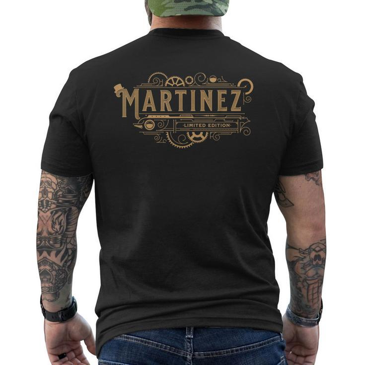 Team Martinez Proud Family Last Name Vintage Men's T-shirt Back Print