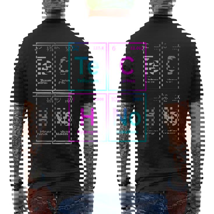 Techno Sintetizador Químico Rave Music Edm Music Festival Camiseta Hombre Estampado Espalda